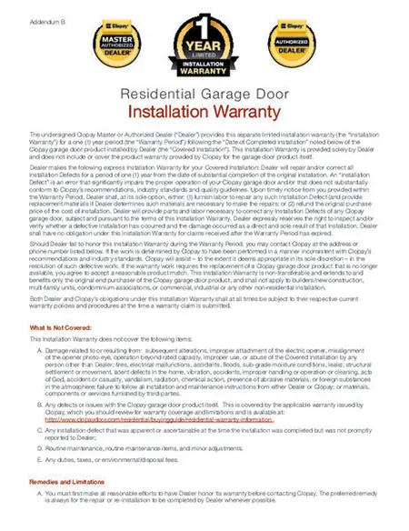 Residential Door Brochure